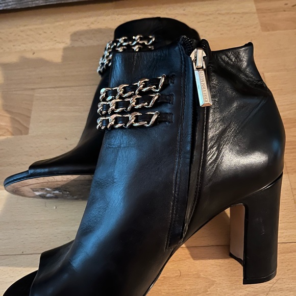 Karl Lagerfeld open toe heeled booties - Picture 3 of 5